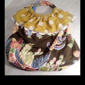 Snugz Hippy BoHo Chic Canvas Floral Tote Bag